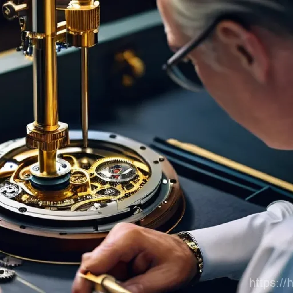 리미티드 에디션 시계 추천 - **Prompt 1: The Artisan's Masterpiece**
    "A close-up, highly detailed shot of a master watchmaker...